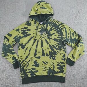 Gymshark Hoodie Mens Small Green Camo Tie Die Kangaroo Pockets Logo Sweatshirt
